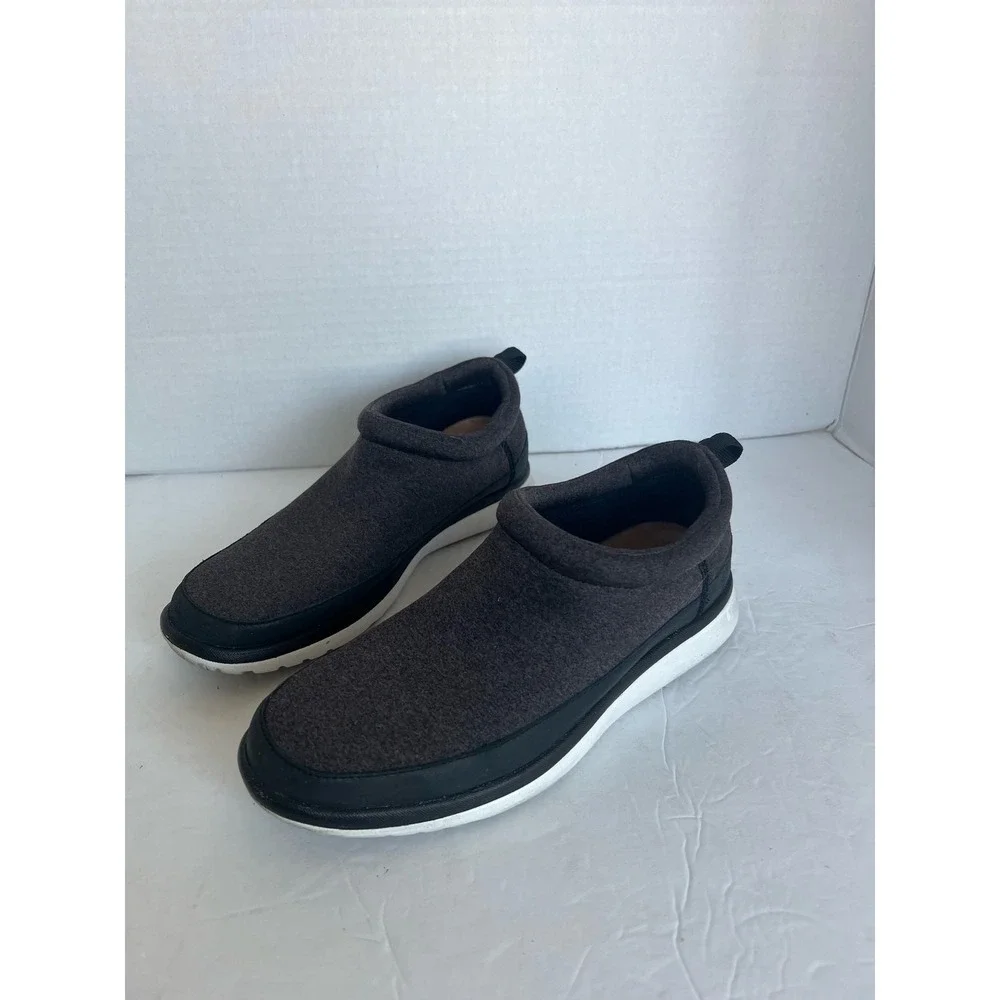 UGG Riviera Women's Slip On Gray Black White Comfort Low Top Sneaker Shoes 7.5